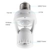 Motion Sensor Light Socket, PIR Motion E26 Screw Bulb Adapter,
