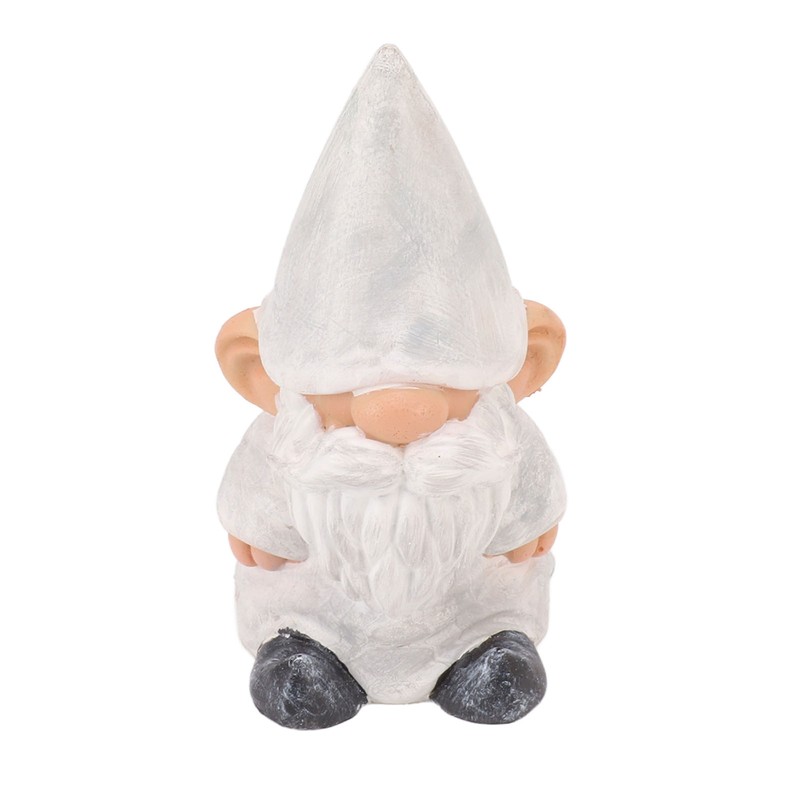 Garden Gnome Resin Structure Stable Bottom Retro Style Gnome Figurine