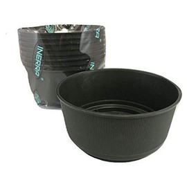 INERRA Green 18cm Bulb Bowl - For Foam and Flower Arrangements Church & Weddings (Pack of 8 Bowls)