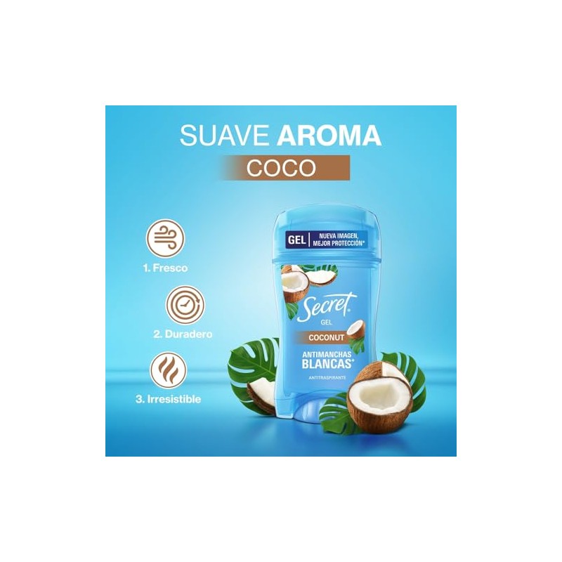 Secret Gel Coconut 45g