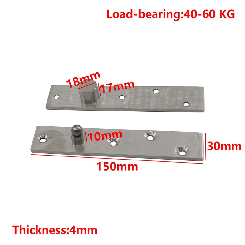 150mm Door Pivot Hinge Stainless Steel Up Down Shaft Hinge