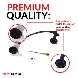Cilindro maestro de embrague con varilla compatible con Ranger B-Series Xl Xlt Standard Extended Se Sx Troy Lee Pickup 1995-2011 2.3L 2.5L 3.0L (se adapta desde 11/1994)