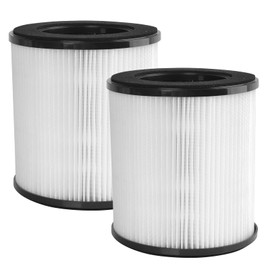 uhzz B-D02U True HEPA Replacement Filter - for Vewior Air Purifier Filter H13 HEPA Filter Replacement Compatible with Mooka Koios Air Purifier Filter, 3-Stage Filtration Filter (2 Pack)