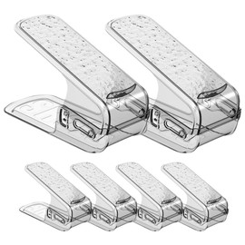 dainslef Shoe Slots Organizer, Adjustable Shoe Storage Double Layer Stacker Space Saving Rack Closet Organizer Holder for Closet Organization