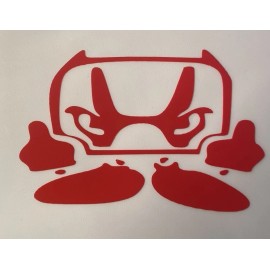 Honda F- U Red Logo , vinyl decals 4”x5”