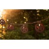 Litex Industries: 8.8-ft Plug-in Bronze Outdoor Star String Light with