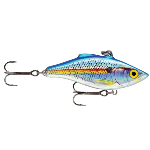 Rapala Rattlin' Rapala 07 Fishing lure, 2.75-Inch, Holographic Blue Shad