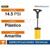 Pretul Bomba Manual Para Inflar Balones Pretul 21695 Color Amarillo
