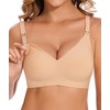 HBselect Maternity Bra Wireless Nursing Bras for Breastfeeding Seamless Ultra