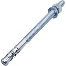 (Pack of 2) Galvanised Wedge Anchors 5/8" x 8-11/16" (M16 x 220 mm) Metal Dowel Anchor Bolts Masonry Concrete Anchors