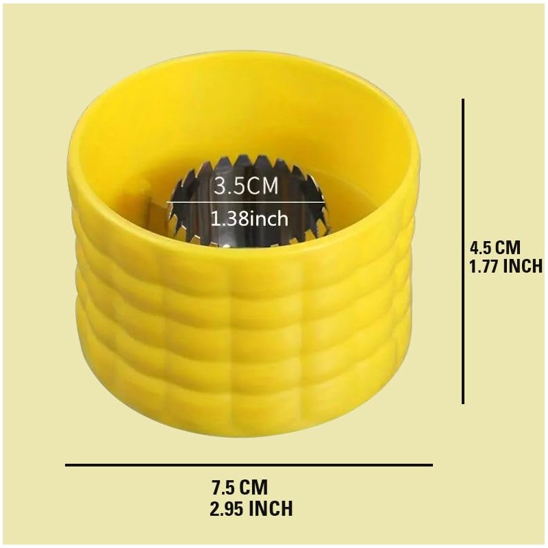 Effortless Plastic Corn Stripper - Durable Corn Cob Peeler with