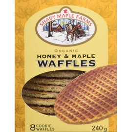 Citadelle Organic Honey and Maple Cookie Waffles, 240g