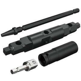 T35C-Pro Removal Tools Kit for Symmons Temptrol Valves,Set Includes Removal Tools,Hex socket extractor,17mm medium sleeve,Sleeve adapter