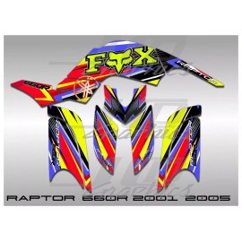 RAPTOR YAMAHA RAPTOR 660R full graphics kit 2001 2005...THICK AND HIGH GLOSS