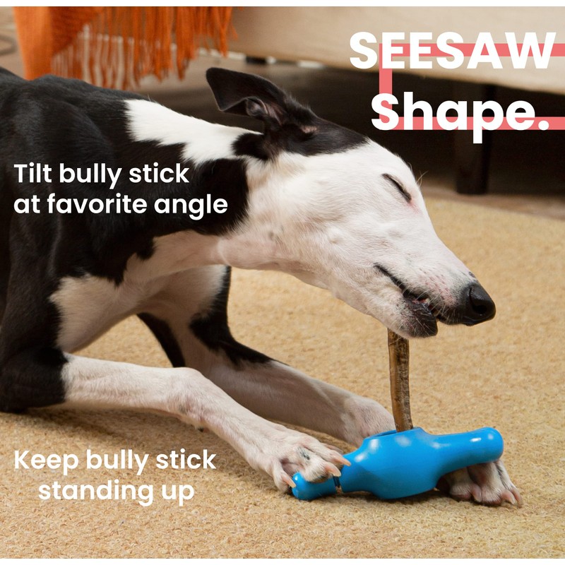 ChewEasy Interactive Bully Stick Holder for Dogs, Prevent Chocking Safety