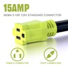 AOWEITOUR NEMA L5-30P to 5-15R Dogbone Power Adapter Cord, 30