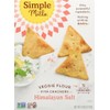 Simple Mills Veggie Pita Crackers, Himalayan Salt - Gluten Free,