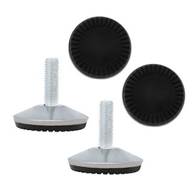 sourcing map M10 x 30 x 50mm Screw on Furniture Glide Leveling Feet Adjustable Leveler Pad for Chair Industrial Machine Desk Leg 4pcs