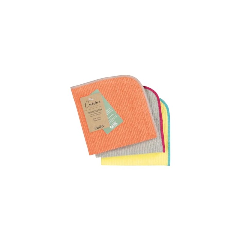 Cawö Dish Cloth Trio (Pack of 3) Mandarin / Lemon