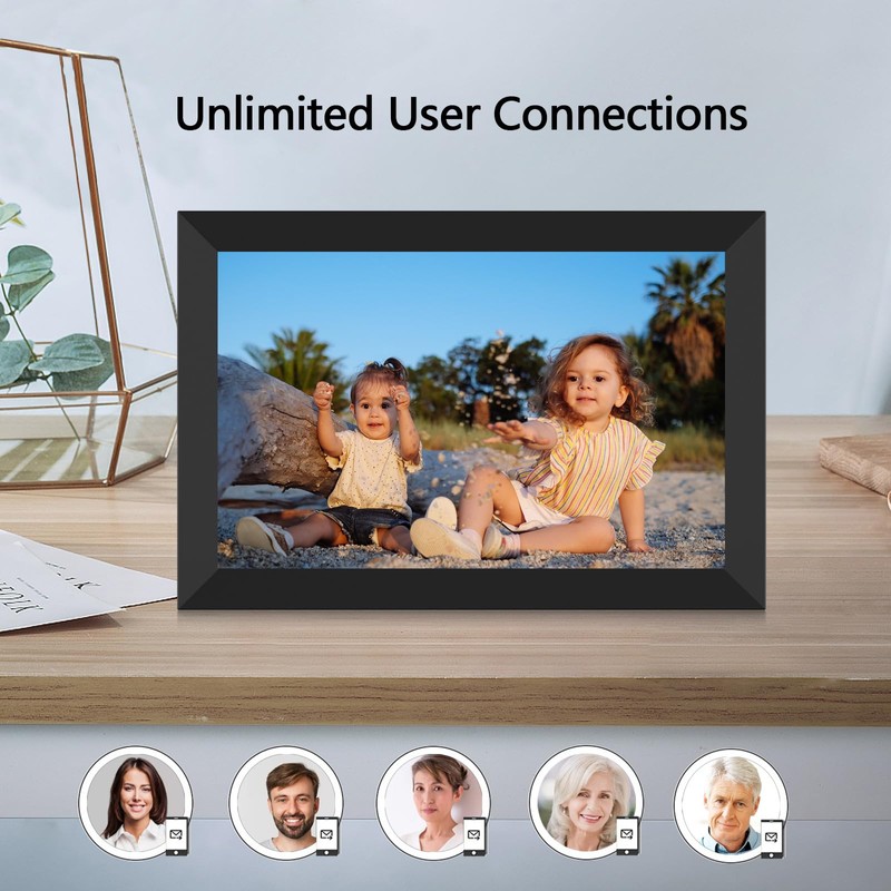 FRAMEO WiFi Digital Photo Frame 32 GB Digital Photo Frame