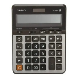 Calculadora Casio Gigante Gx-120b-w-dc Negro                                                                                                          