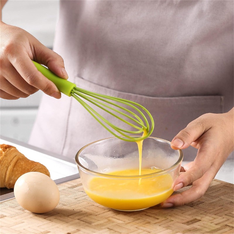 YPBEW Compact Silicone Eggs Whisk Portable Silicone Eggs Mixer Silicone