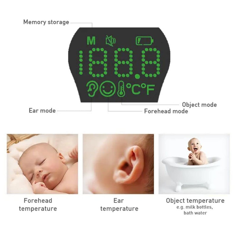 MedSense Infrared Forehead and Ear Thermometer TFE02
