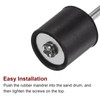 QUARKZMAN 1/2 Inch Sanding Drum Rubber Mandrels 1/8 Inch Shank