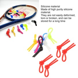 Tennis Racket Shock Absorber Knot, 10Pcs Tennis Racket Damper Knot Silicone Vibration Dampener Shock Absorber for Tennis Racke Squash Racket