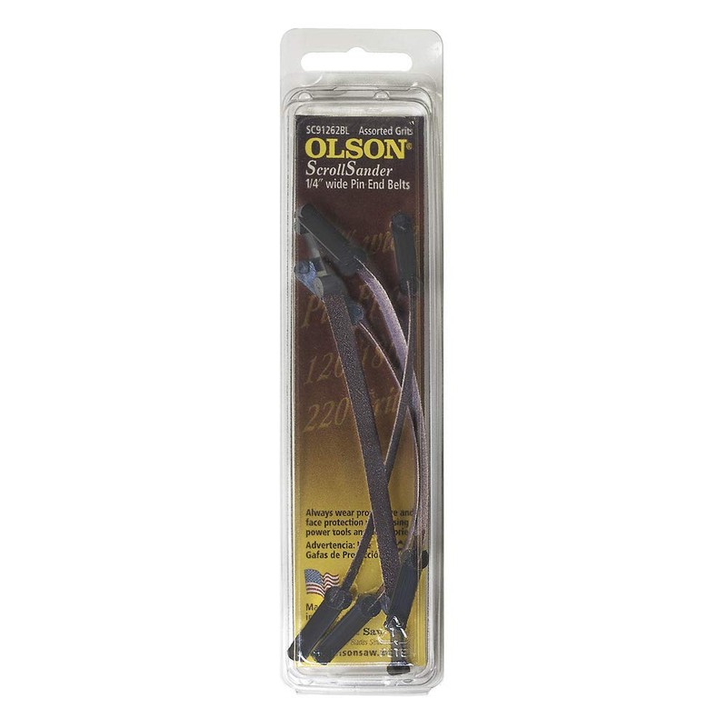 OLSON SAW SC91262BL Scroll Saw Sander with 1/4-Inch Wide Assorted