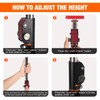 SMTOER Cabinet Jacks, Adjustable Support Pole, Third Hand Tool, Extends