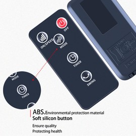ZWP Replacement Remote Control for Uthfy Oscillating Bladeless Tower Fan 03 & 001