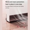 Meiliyizu Soundproof Door Seal, PVC Door Draft Stopper, Noise Reduction