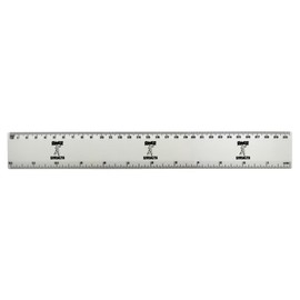 'Unbreakable Spirit' 30cm (12 Inch) White Plastic Ruler (RL00092990)