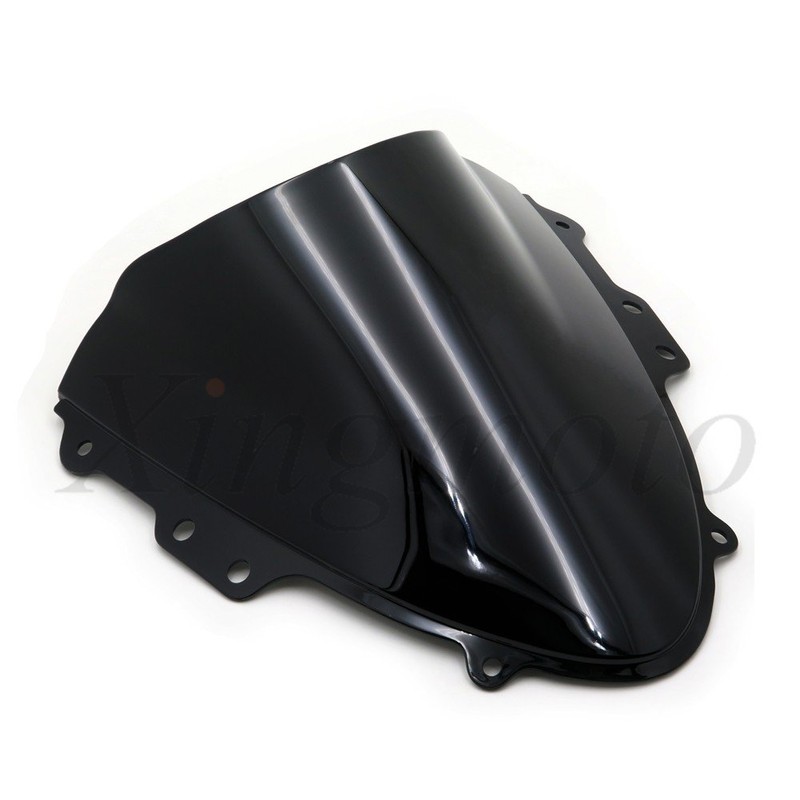 Smoke Black Double Bubble Windscreen Windshield for 04-2005 for Suzuki