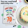NobleWorks - 70th Birthday Card Funny - 70 Year Old