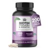 Biotina y Queratina Life 360+ Colageno Hidrolizado 200 cápsulas
