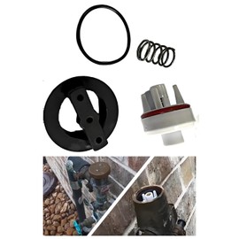 Generic Retrofit Kits to convert 800M4QT to 800M4FR, Replacement for Watts 0887726 800M4 1/2"" - 3/4"" Freeze Resistant Retrofit Kit, White Black