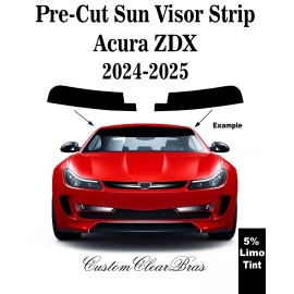 American Made Films Pre-cut Sun Visor Strip 5% Limo Window Tint  For 2024 2025 Acura ZDX