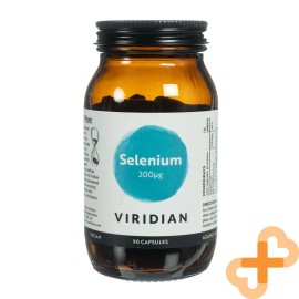 VIRIDIAN SELENIUM 200 ug 90 Cápsulas Cabello Piel Uñas Suplemento Apoyo Inmunológico