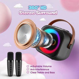 Bluetooth Microphone Kids, Toys for 3-12 Year Old Girls Birthday Gifts for Girls Microphone for Kids 3-9 Year old Girl Gifts Toys for Girls