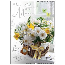 To A Special Mum - Love and Wishes - Birthday card.