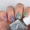 Whats Up Nails - Mosaic Vinyl Stencils for Nail Art