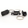 3D OM Keyring with MINI Silicone Model (Black), Stylish Cute