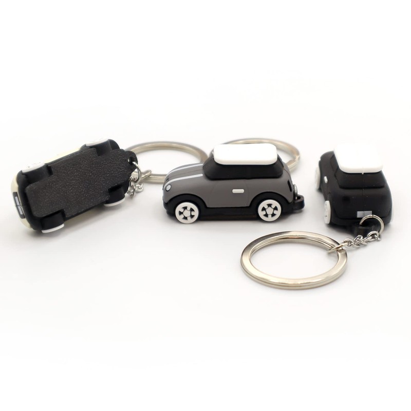 3D OM Keyring with MINI Silicone Model (Black), Stylish Cute