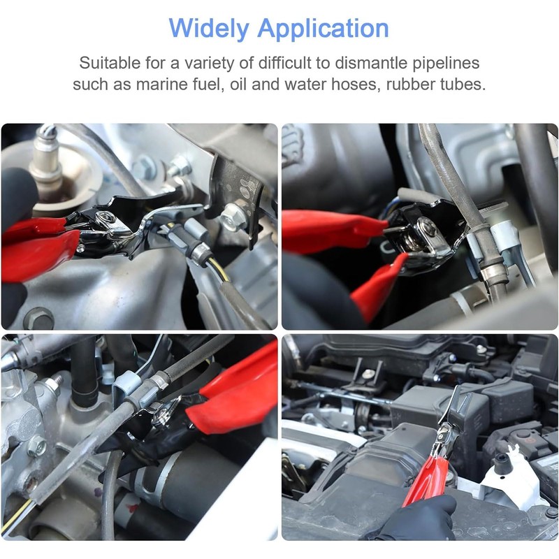 Universal Car Hose Remover Pliers, Rugged Fuel Pipe Separator for