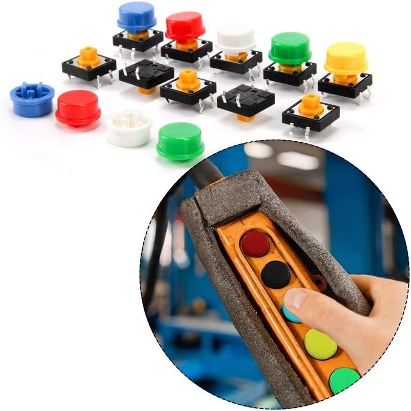 HUAZIZ Momentary Tactile Push Button, Micro Momentary Push Button Switches