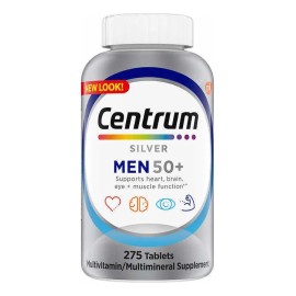 Centrum Silver Men 50+ Americano 275 Tabs Hombre +50 Años Sabor Sin sabor