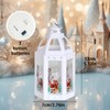 Set of 4 Christmas Decoration Lanterns Christmas Lantern with LED
