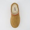 CUSHIONAIRE Kabuki Platform Boots Genuine Suede Fuzzy Mule Slippers for